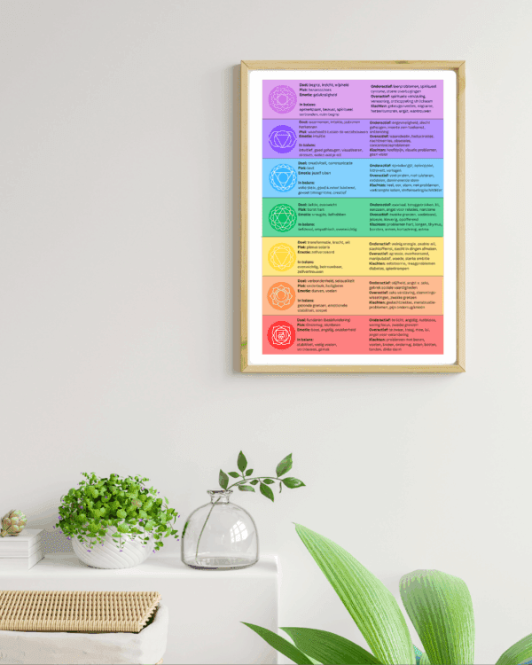 Chakra's in balans praktijkgids incl. A3 poster - Afbeelding 2