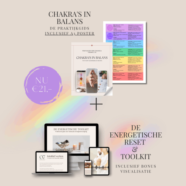 Duo bundel: Chakra's in balans + Energetische reset & toolkit